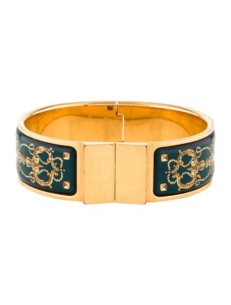 vintage hermes enamel bracelet.